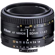 Nikon 50mm f/1.8D AF Nikkor Standard Telephoto Lens