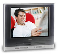 Toshiba MW24H63 Diagonal Flat TV/DVD/VCR Combination
