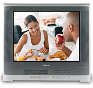 Toshiba MW27H63 Diagonal Flat TV/DVD/VCR Combination