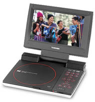 Toshiba SD-P1400 Diagonal Portable DVD Player