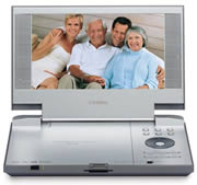 Toshiba SD-KP19 Diagonal Widescreen DivX Home Theater Certified Portable DVD Player