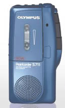 Olympus Pearlcorder S711 Microcassette Recorder