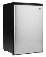 Sanyo SR-4912M Counter-High Refrigerator with Platinum Door