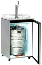 Sanyo BC-1207S Beer Cooler with Stainless Steel Door