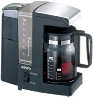 Sanyo SAC-MST6 Coffee & Tea Maker with Built-In Grinder