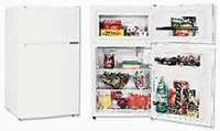 Sanyo SR-290W Two-Door Deluxe Counter-High Refrigerator
