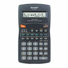 Sharp EL-500WBBK Scientific Calculator