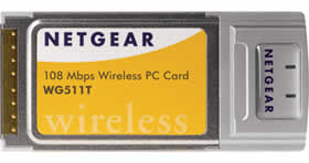 Netgear WG511T Super-G Wireless PC Card