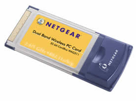 Netgear WAG511 ProSafe Dual Band Wireless PC Card