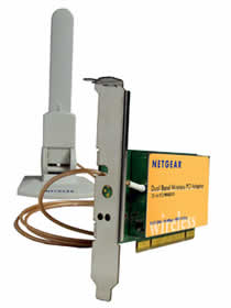Netgear WAG311 ProSafe Dual Band Wireless PCI Adapter