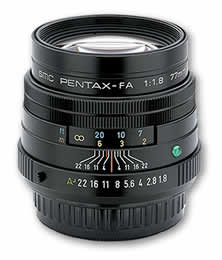 Pentax FA 77mm Limited Lens