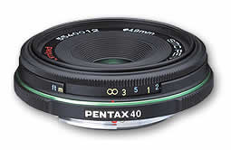 Pentax DA 40mm Limited Lens