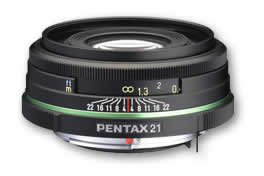 Pentax DA 21mm Limited Lens