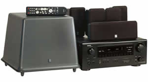 Denon DHT-488BA A/V Receiver 5.1 Speaker Package