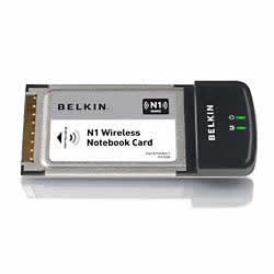 Belkin F5D8011 N1 Wireless Notebook Card