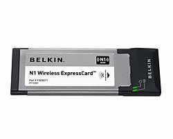 Belkin F5D8071 N1 Wireless ExpressCard