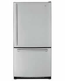 LG LBC22518WW Bottom Freezer Refrigerator