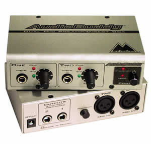 M-Audio AudioBuddy Dual MIC Preamp/Direct Box