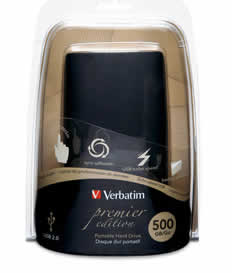 Verbatim 500GB Premier Edition USB Portable Hard Drive