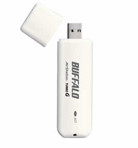 Buffalo WLI-U2-KG125S Wireless-G 125 High-Speed Keychain USB 2.0 Adapter