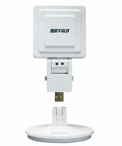 Buffalo WLI-U2-AG108HP Wireless-A&G MIMO Performance USB 2.0 Adapter