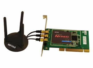 Buffalo WLI-PCI-G300N Wireless-N Nfiniti PCI Adapter