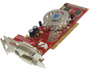 HIS H155F256EDDPL-R X1550 PCI Video Card