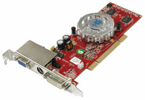 HIS H155F256EDNP X1550 PCI Video Card