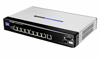 Linksys SRW208G 8-port 10/100 Ethernet Switch