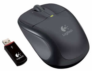Logitech V220 Notebook Cordless Optical Mouse