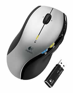 Logitech MX610 Left-Hand Laser Cordless Mouse