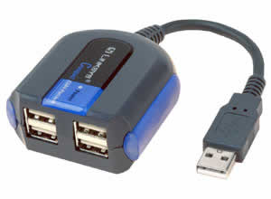 Linksys USBHUB4C Compact USB 4-Port Hub