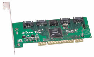 Promise SATA300 TX4 Serial ATA PCI Adapter