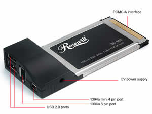 Rosewill RC-603 1394a PCMCIA Card