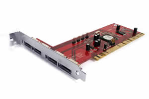 Sans Digital HA-SAN-4ESPCIX PCI-X eSATA 4 Port Host Adapter 