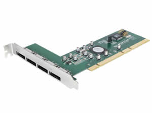 Sans Digital HA-SAN-4ESPCIX2 4-Port eSTATA PCI-X Host Adapter