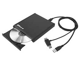 Targus PACMB010U USB 2.0 DVD/CD-RW Slim External Drive