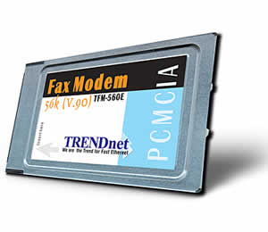 Trendnet TFM-560E 56K PCMCIA Fax Modem