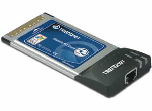 Trendnet TEG-PCBUSR Gigabit CardBus PC Card