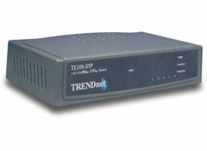 Trendnet TE100-S5P NWay Auto-MDI Fast Ethernet Mini Switch