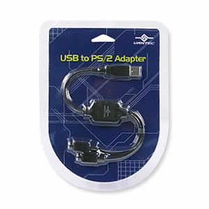 Vantec CB-USB2PS2 USB to PS/2 Adapter