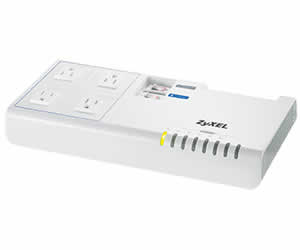 ZyXEL PLA-491 Powerline Ethernet Multi-Plug Center