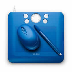 Wacom Bamboo Fun UCTE450B Blue Pen Tablet