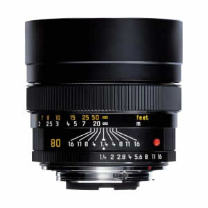 Leica Summilux-R 80 mm f/1.4 Telephoto Lens