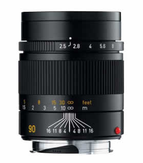 Leica Summarit-M 90 mm f/2.5 Lens