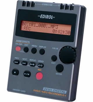Edirol R-1 Portable Digital Recorder