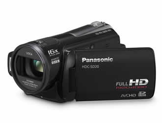 Panasonic HDC-SD20 SD Card Full-HD Camcorder