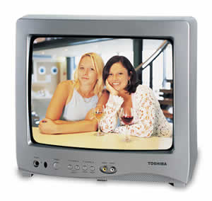 Toshiba 13A25 FST Blackstripe II Color Television