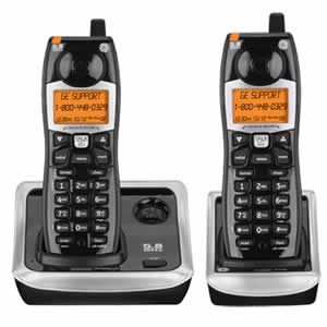 GE 25922EE2 Cordless 5.8GHz Dual Handset Phone System