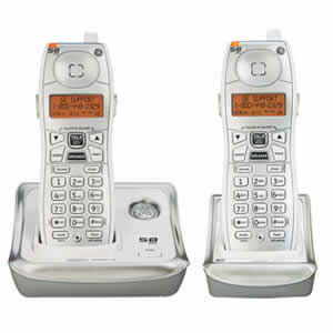 GE 25922GE2 Cordless 5.8GHz Dual Handset Phone System